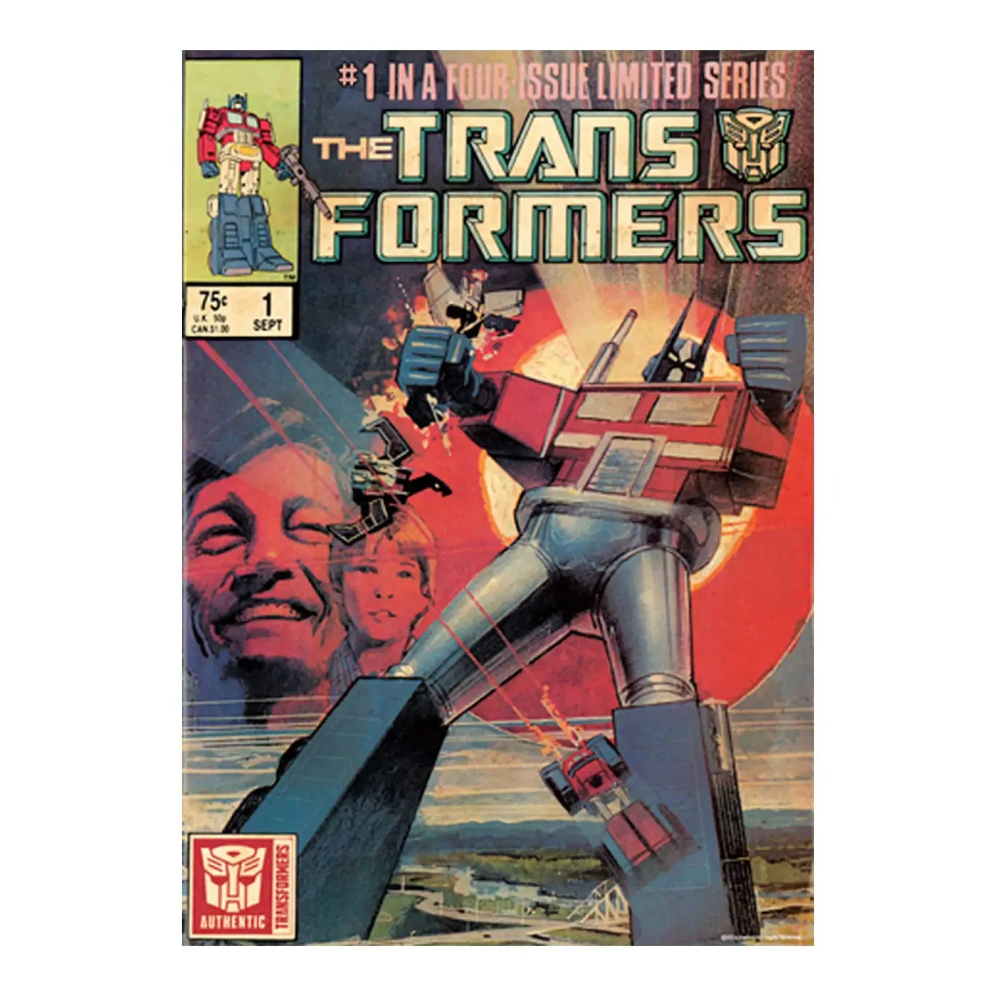 Transformers Kunstdruck zum 40. Jubiläum limitiert