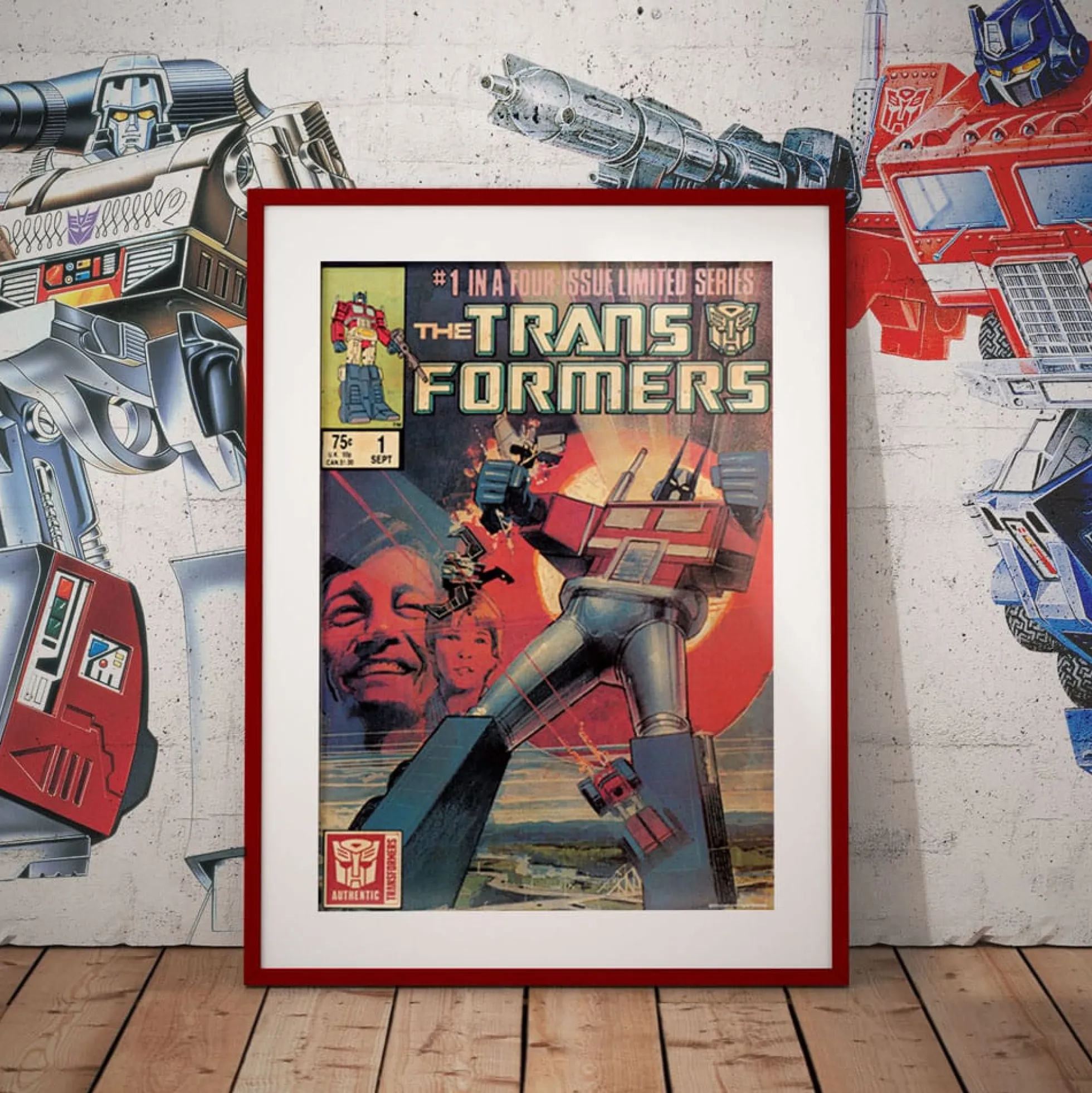 Transformers Kunstdruck zum 40. Jubiläum limitiert