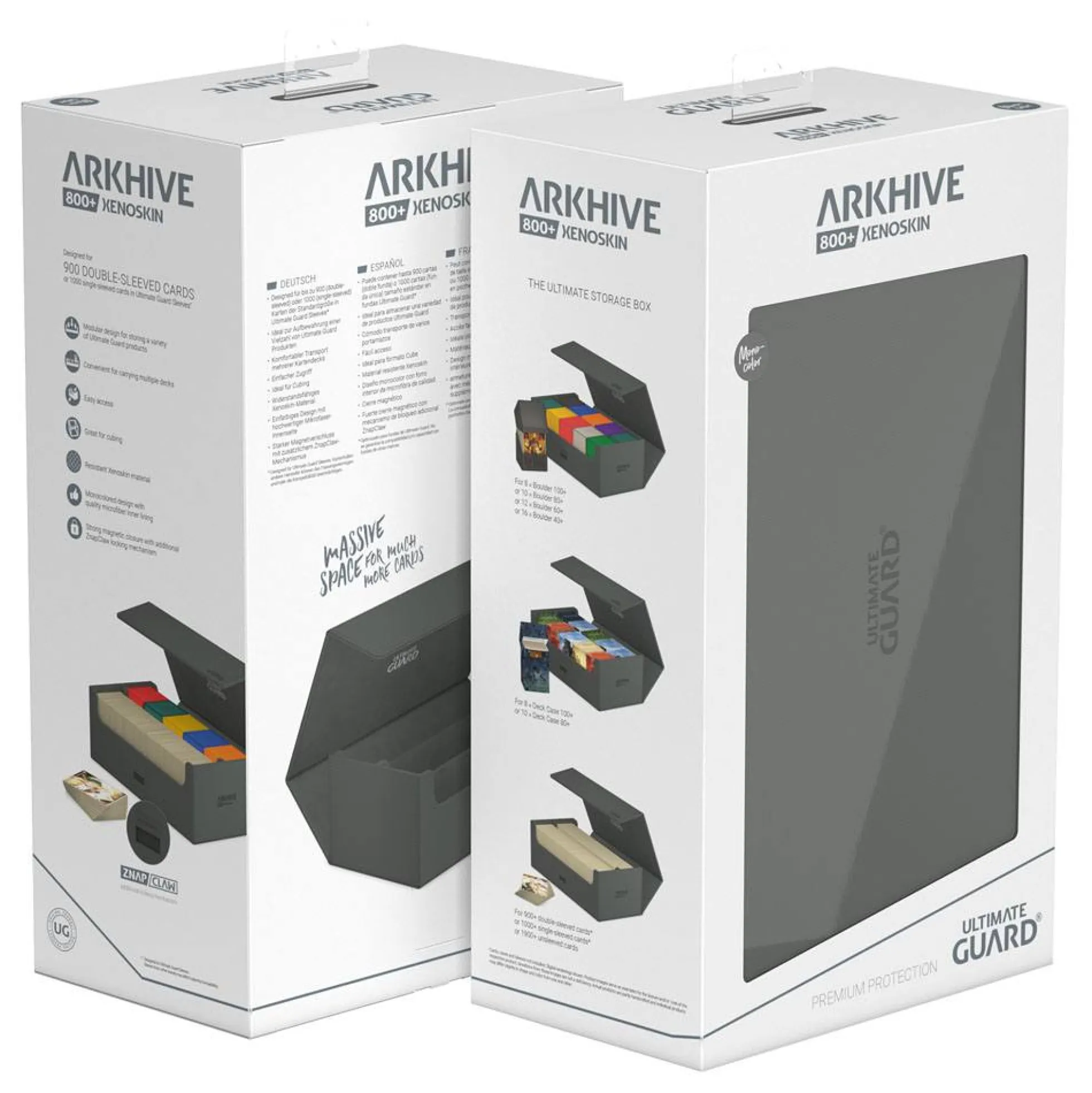 Ultimate Guard Arkhive 800+ Xenoskin Kartenbox einfarbig