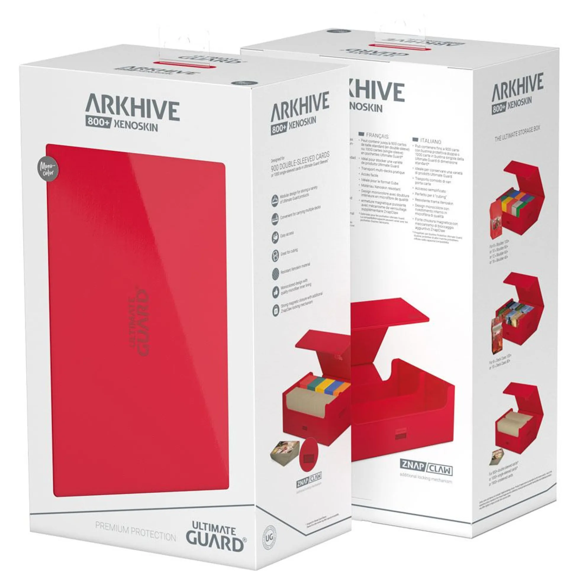 Ultimate Guard Arkhive 800+ Xenoskin Kartenbox einfarbig