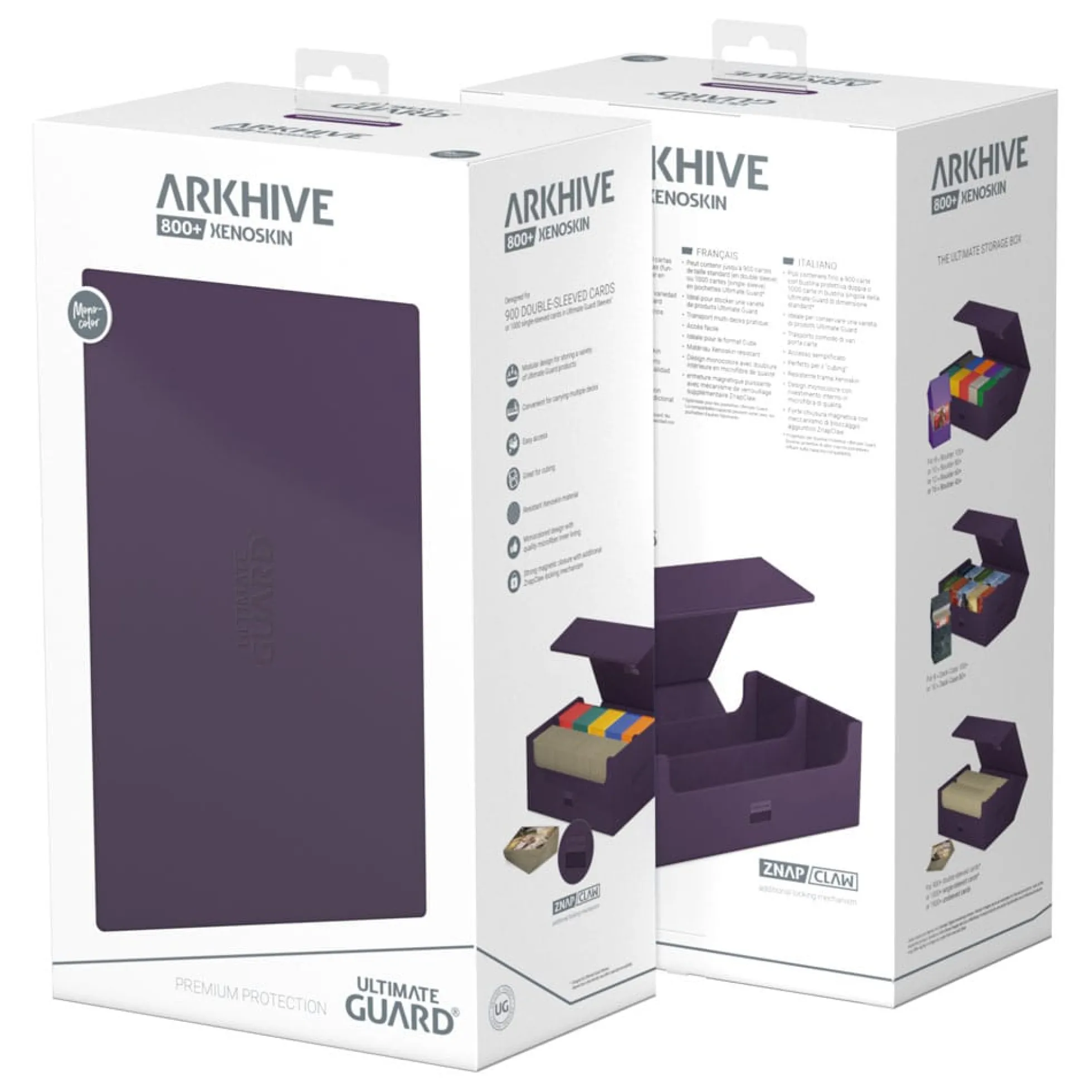 Ultimate Guard Arkhive 800+ Xenoskin Kartenbox einfarbig