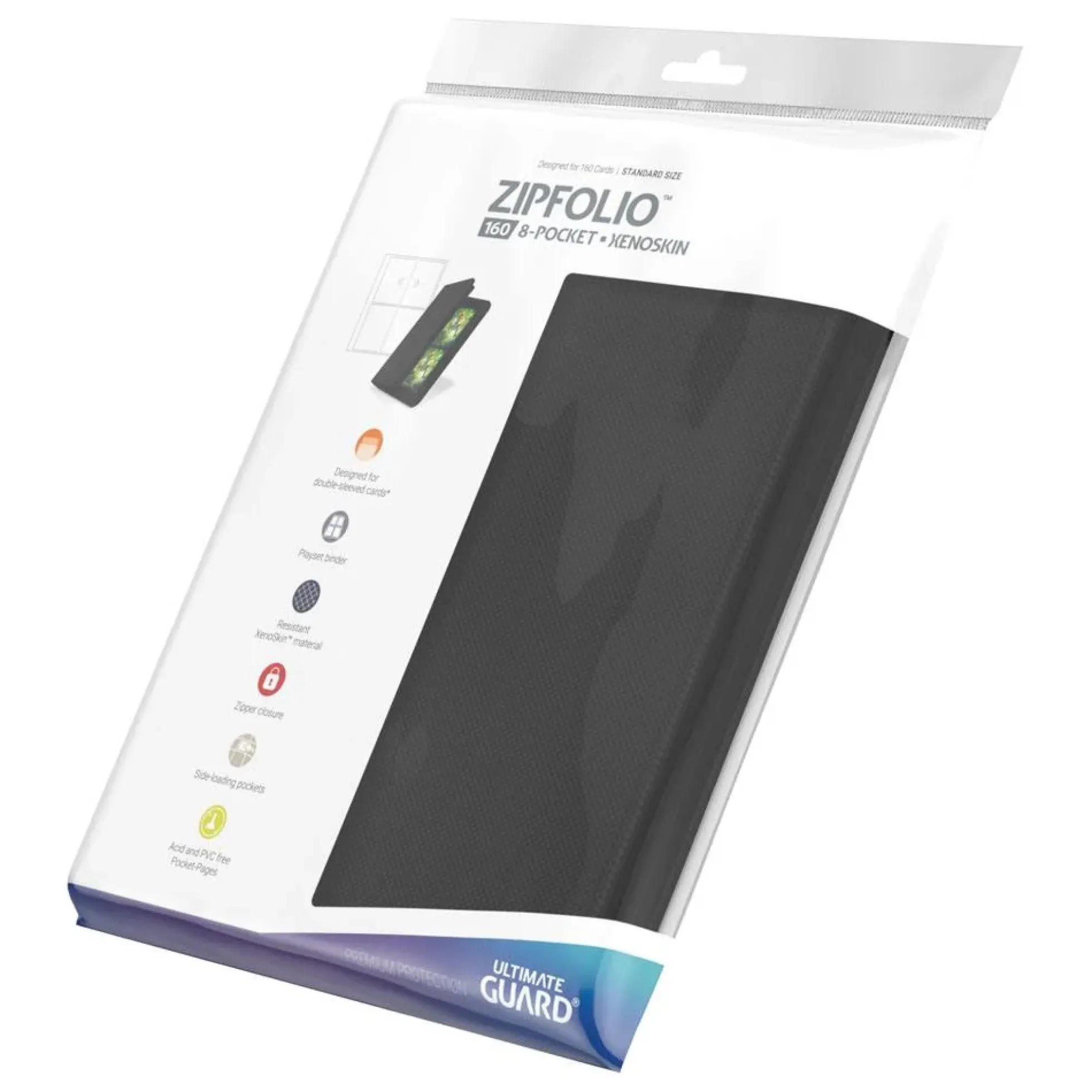 Ultimate Guard Zipfolio 160 Xenoskin Kartenordner einfarbig