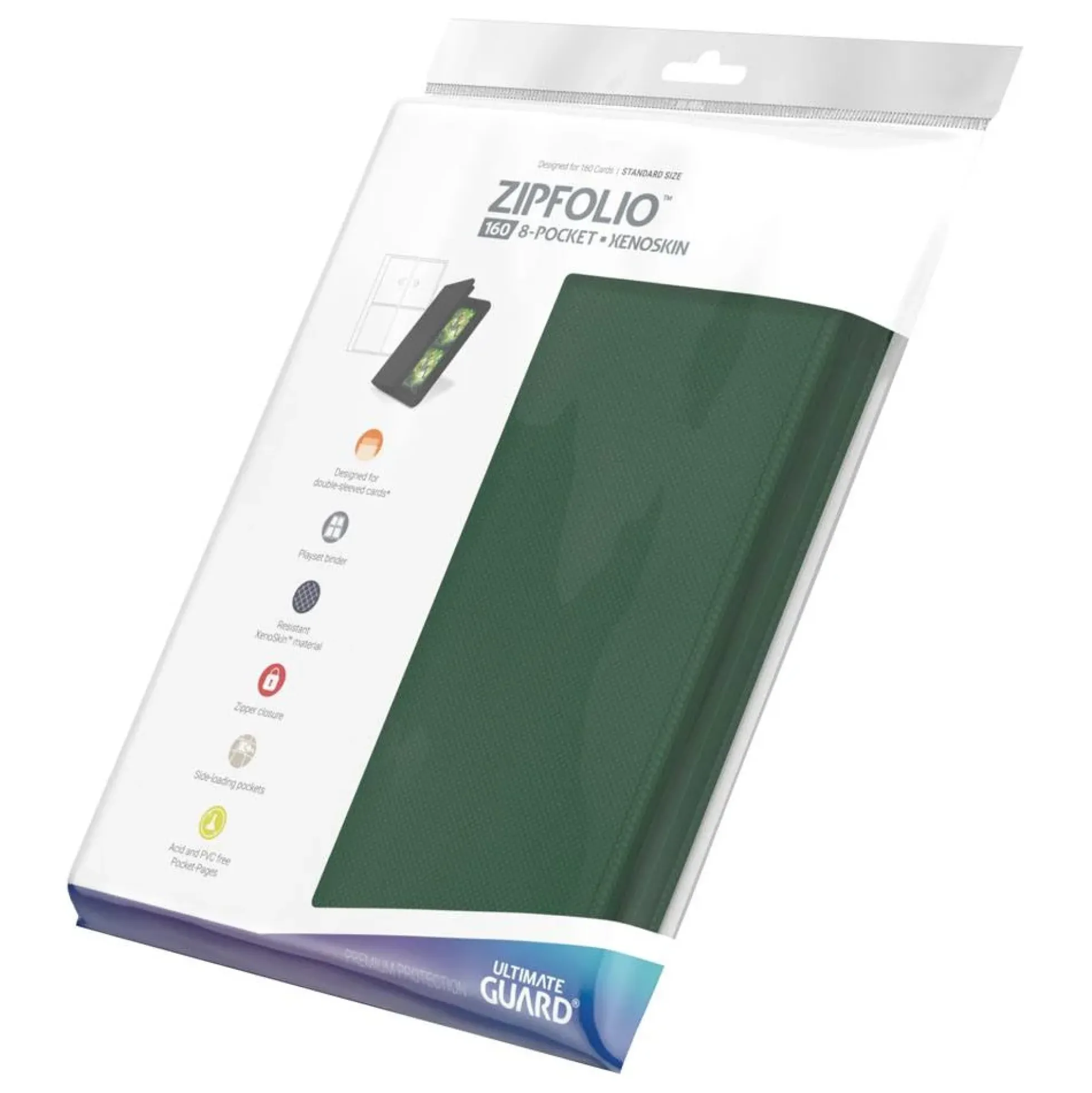 Ultimate Guard Zipfolio 160 Xenoskin Kartenordner einfarbig