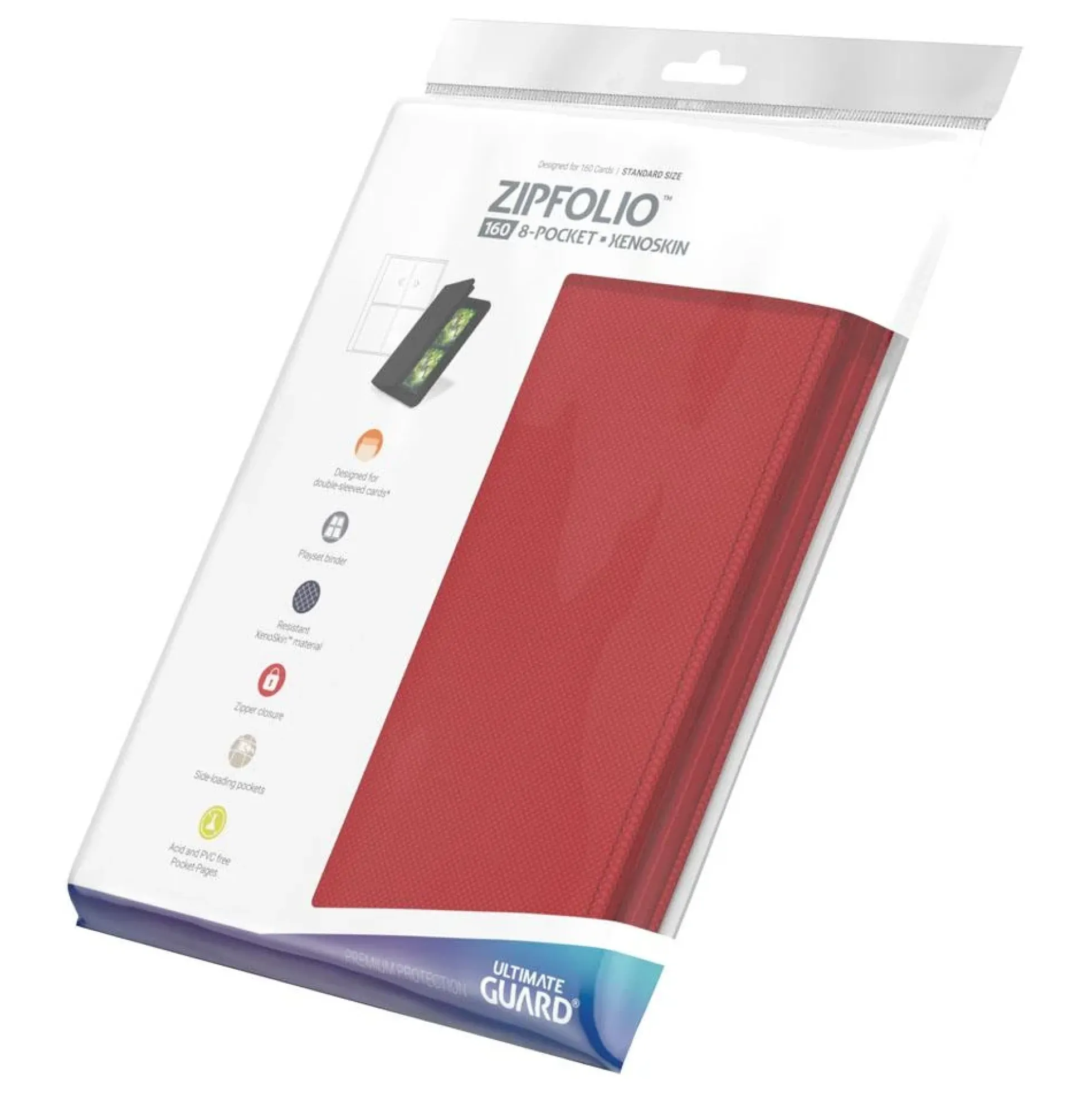 Ultimate Guard Zipfolio 160 Xenoskin Kartenordner einfarbig