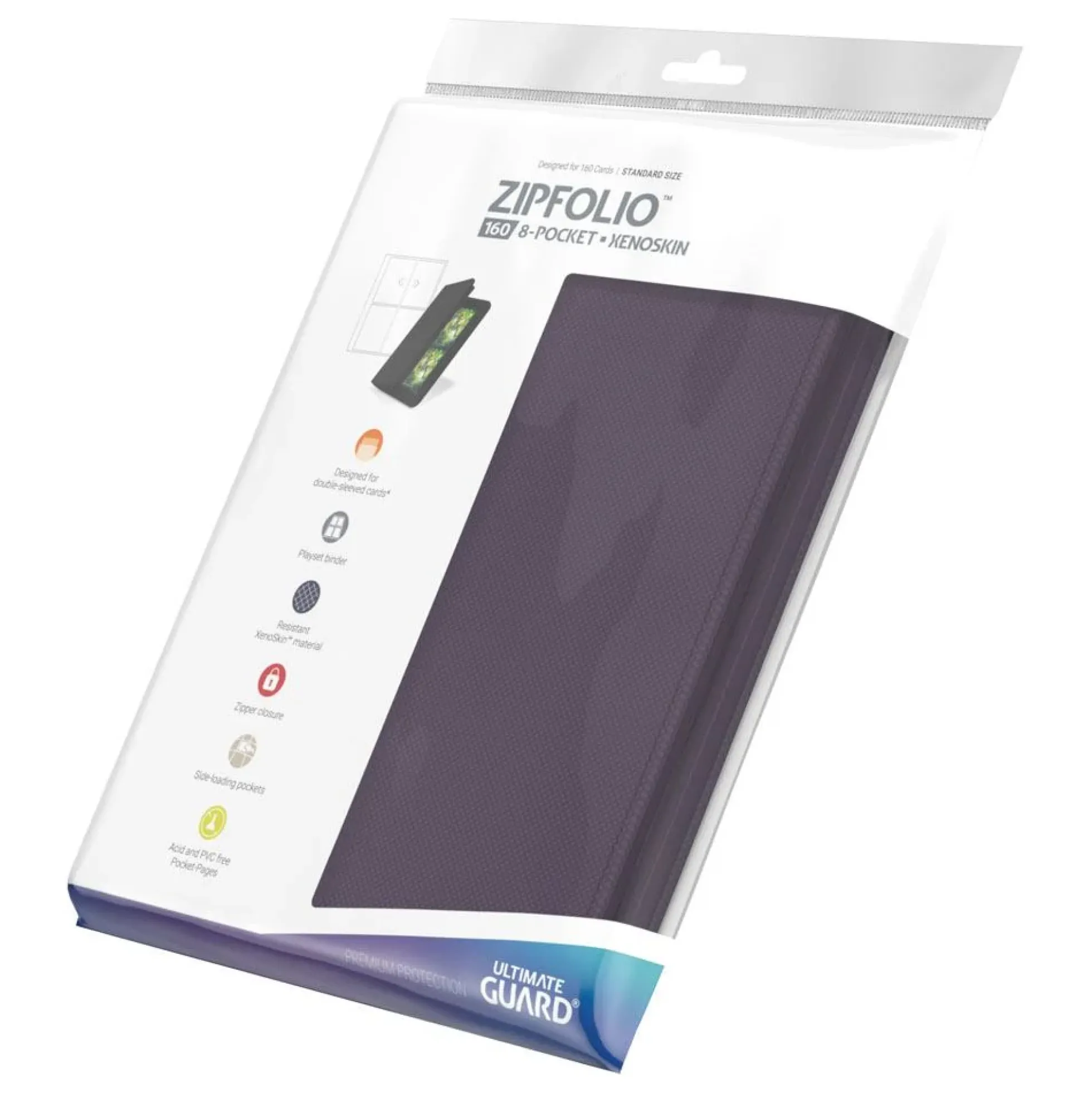 Ultimate Guard Zipfolio 160 Xenoskin Kartenordner einfarbig