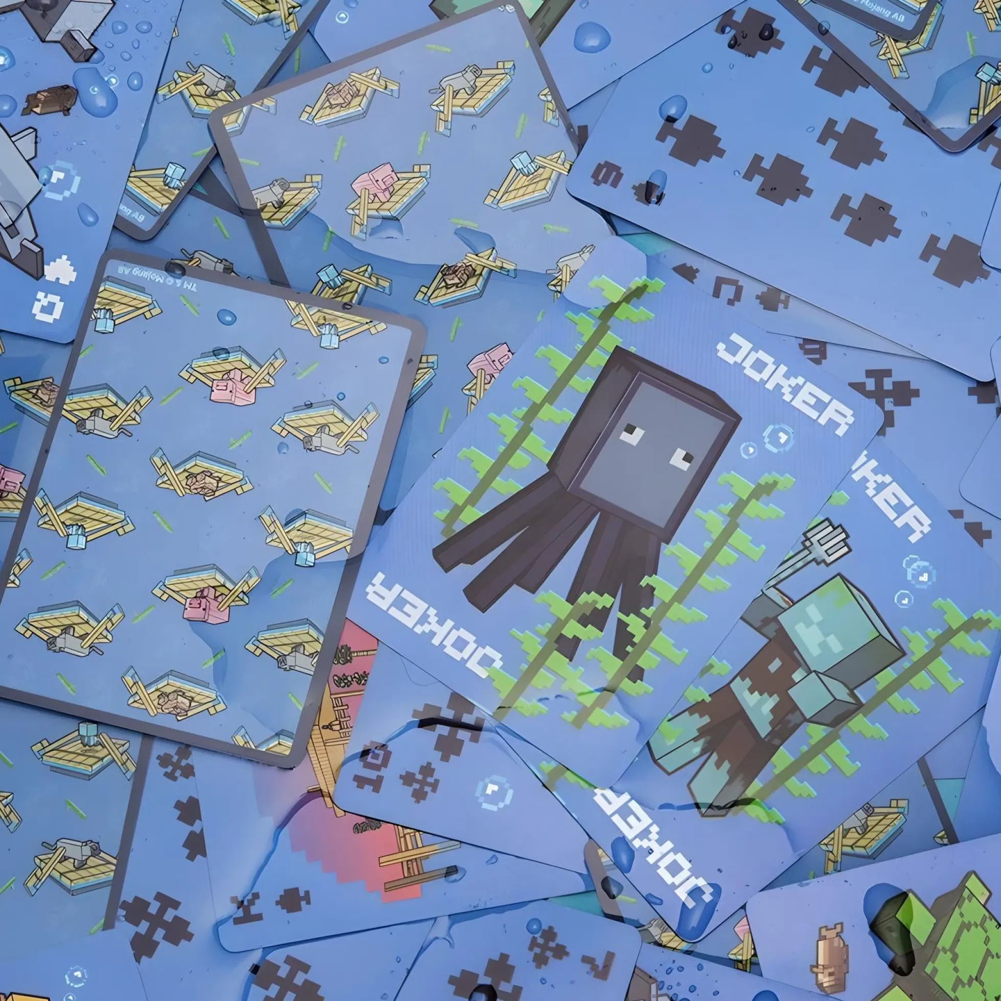 Wasserfeste Minecraft Spielkarten