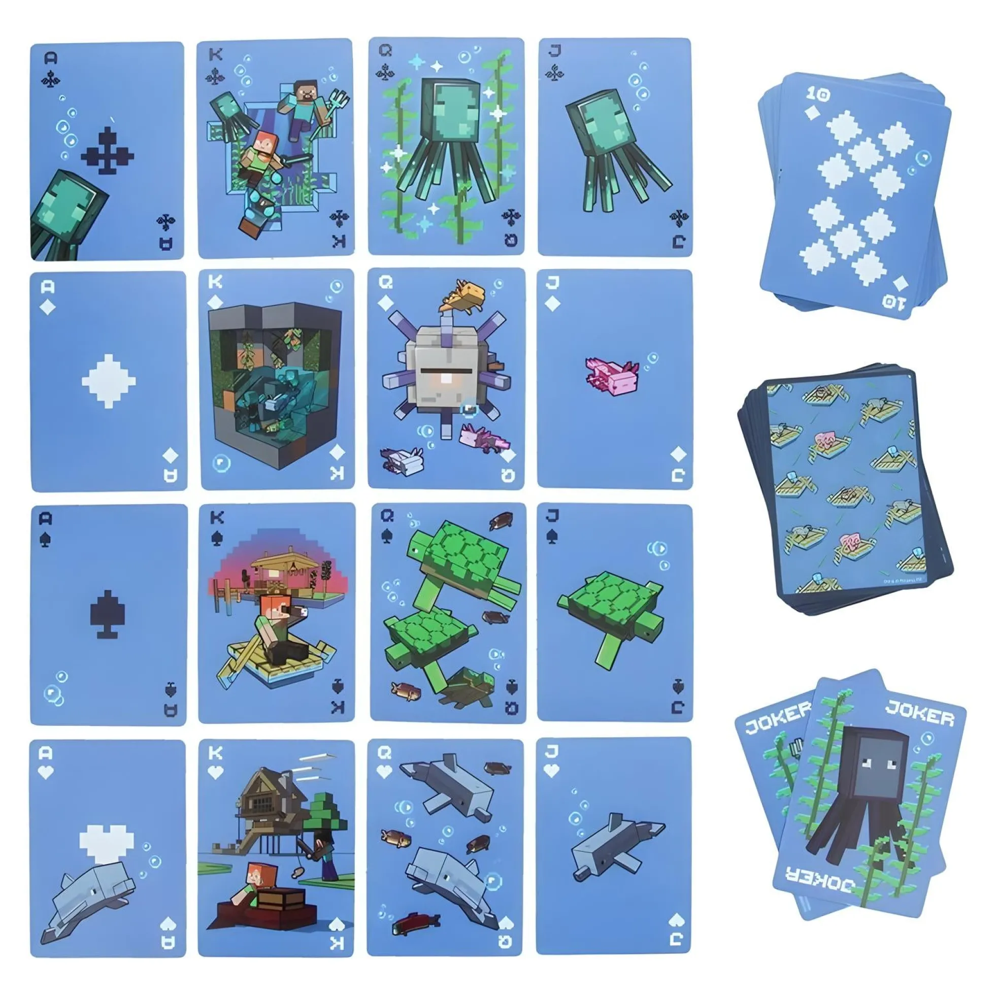 Wasserfeste Minecraft Spielkarten