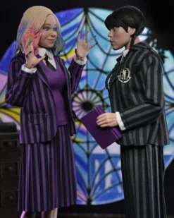 Wednesday Actionfiguren Wednesday Addams und Enid