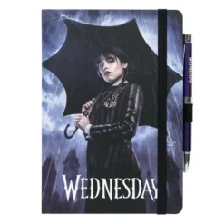 Wednesday Premium-Notizbuch mit Projektorstift