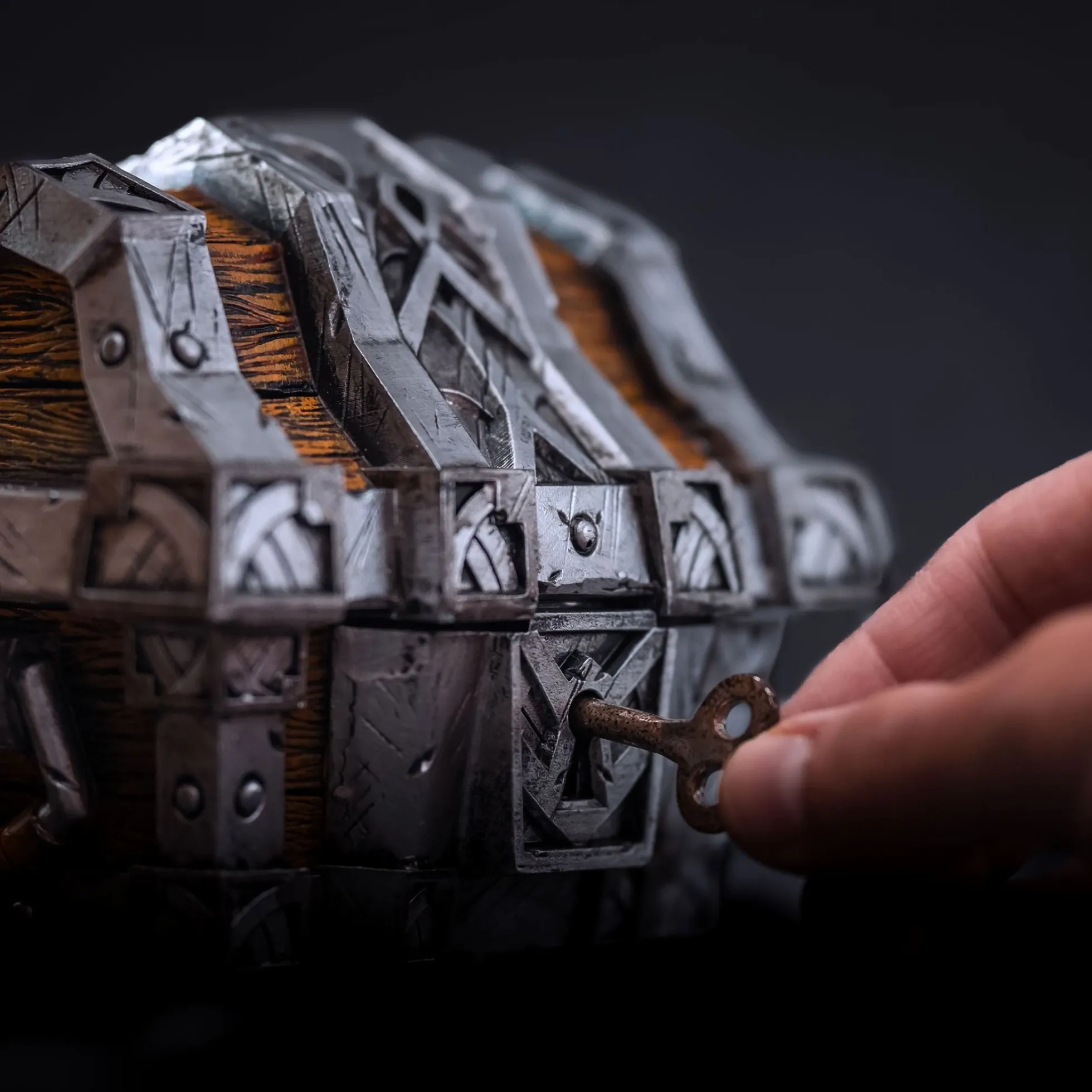 World of Warcraft Schatzkiste mini Replica Aufbewahrungsbox mit Schlüssel